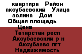 квартира › Район ­ аксубаевский › Улица ­ золина › Дом ­ 13 › Общая площадь ­ 60 › Цена ­ 1 900 000 - Татарстан респ., Аксубаевский р-н, Аксубаево пгт Недвижимость » Квартиры продажа   